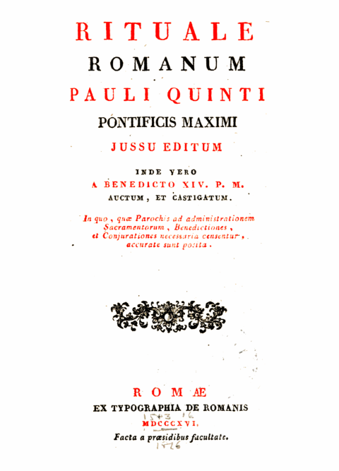 1816 Rituale Romanum