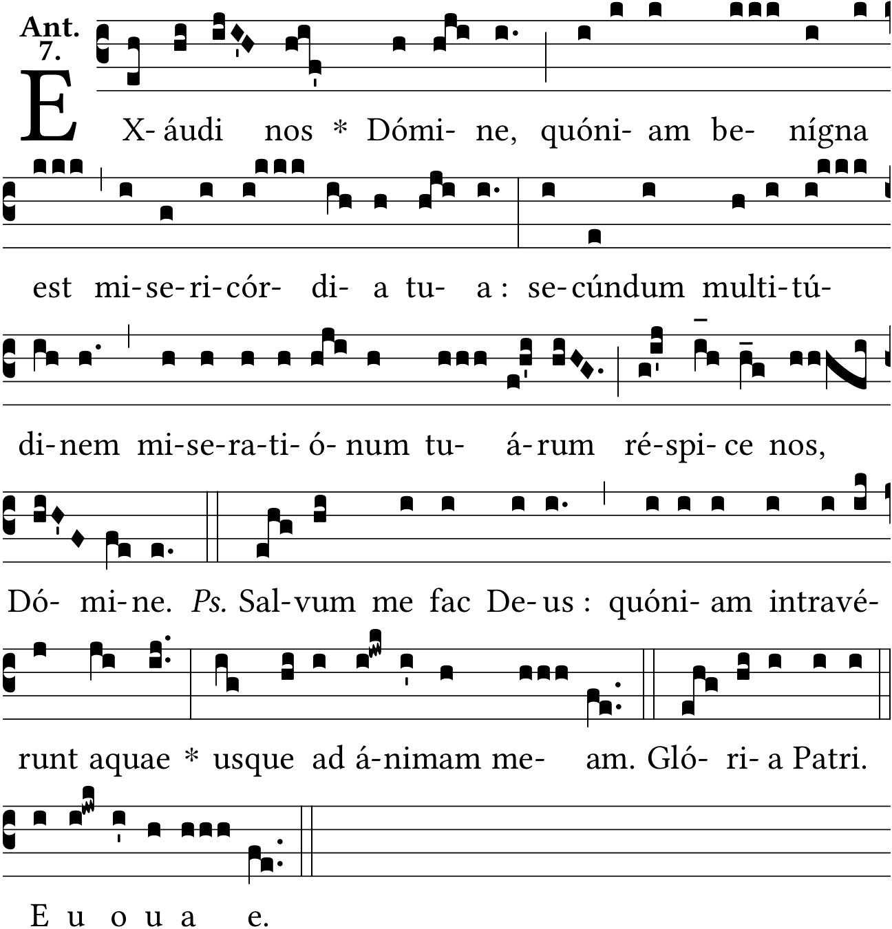 an exaudi nos domine solesmes