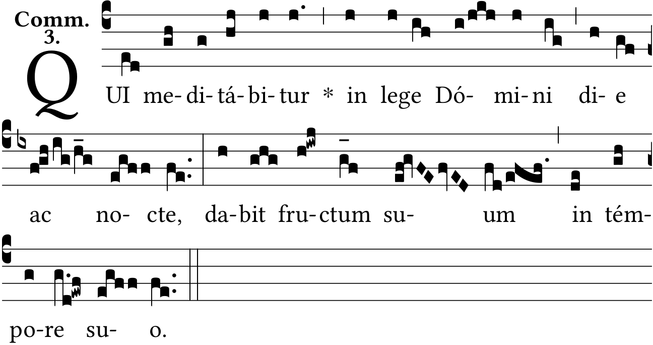 co qui meditabitur solesmes