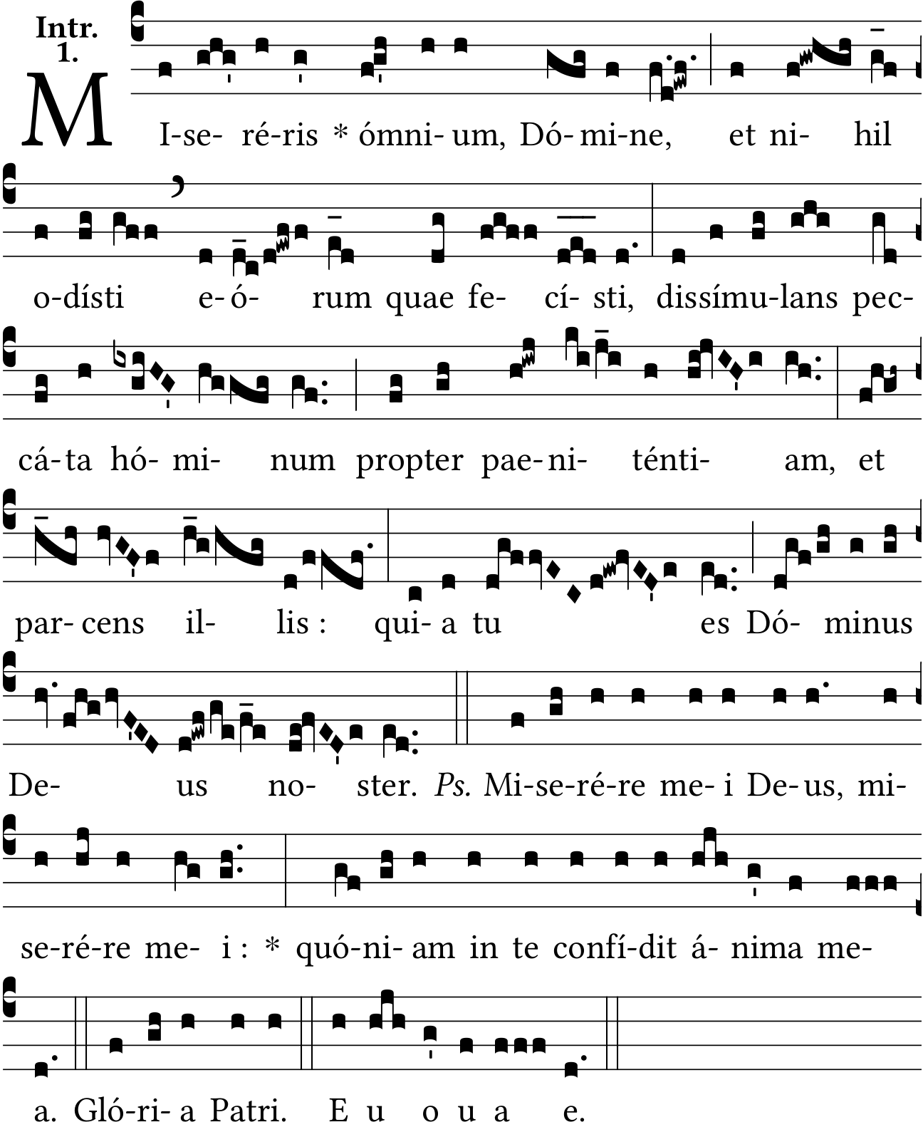 in misereris omnium solesmes