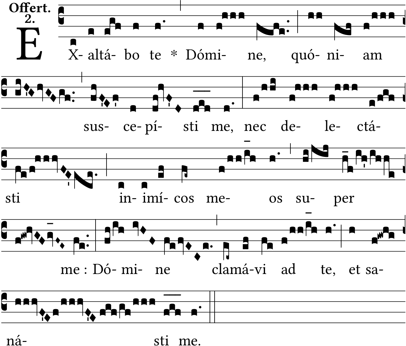 of exaltabo te solesmes